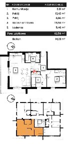 Nowe 3 Pokoje 62,72m2 Wyżyny Bez Pcc/prowizji