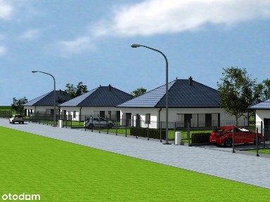 Nowy dom parterowy wolnostojący