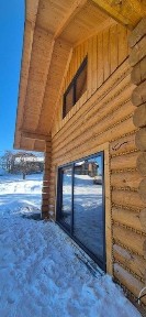 Dom z bali drewnianych z widokiem na Złoty Groń - Istebna