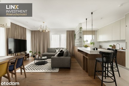 Stylowo urządzony apartament 117 m2 na Woli, taras, widok na centrum