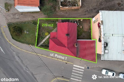 Dom 80 m2 z działką 276 m2 w centrum Lipna + 4 lokale użytkowe