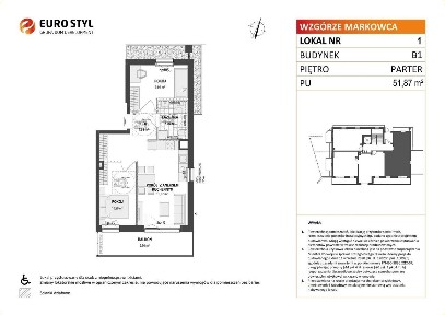 3-pokojowe mieszkanie 56m2 + balkon