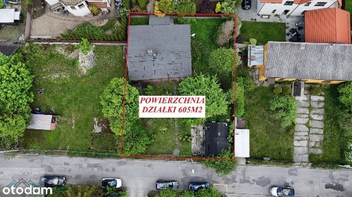 Działka z zabudowaniami w centrum Olkusza