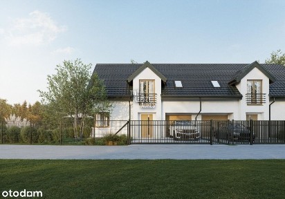 Dom bliźniaczy 127,7 m² | działka 509 m² | Brzezi