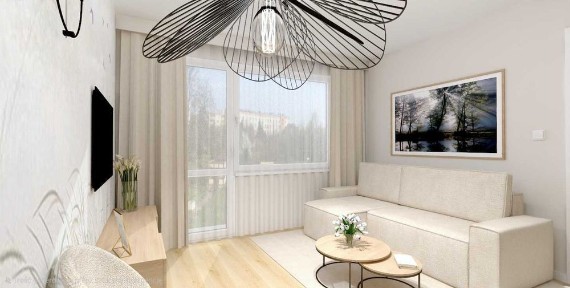Mieszkanie 3 pokoje po remoncie | 41 m² | Loggia | Na Skarpie | Blisko Emki