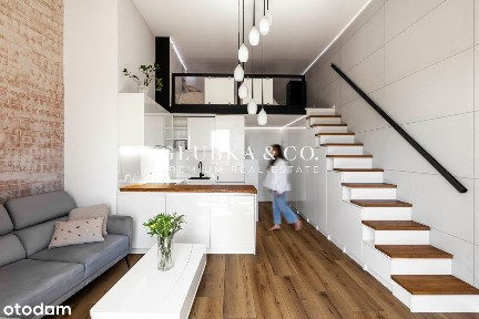 Księcia Witolda | studio z antresolą | WIDOK NA ODRĘ | 3,5 m wysokości