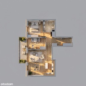 Przestronne 3pok. 71m2| Duży balkon na zachód!