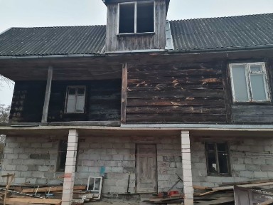dom do rozbiórki przeniesienia