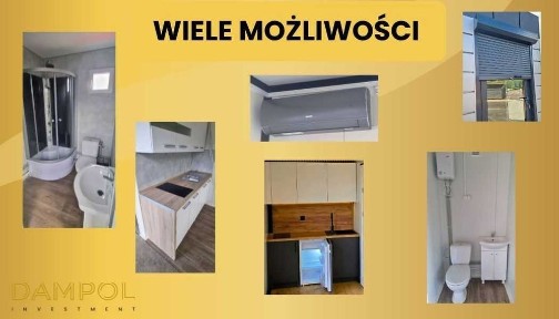 Pawilon 6x3 m Handlowy Biurowy Socjalny Usługowy NOWY Sklep Kosmetyka