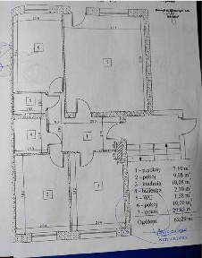 Mieszkanie 62,29 m2, ulica Partyzantów 59D, Międzyrzec Podlaski