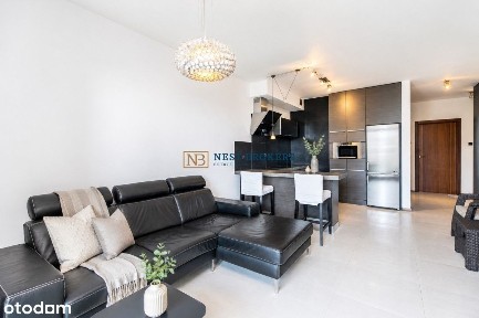 Wiślane Tarasy apartament z dwom balkonami