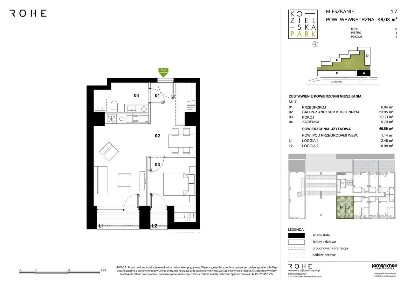 2-pokojowe mieszkanie 46m2 + balkon Bez Prowizji