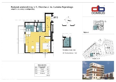 Mieszkanie, Chorzów Bojarskiego, 49,36m2