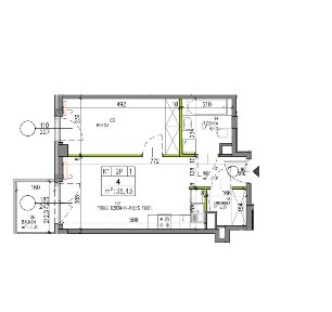 Piękne mieszkanie z PRYWATNYM OGRODEM 58m2! Obok tramwaj, Galeria Płn!