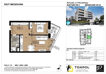 Osiedle Piłsudskiego III ETAP Koluszki | nowe mieszkanie 42,78 m²