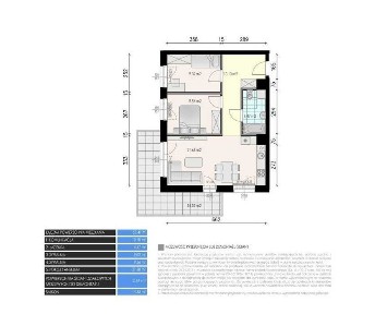 Ukończona Inwestycja Deweloperska SPALSKA 58 | 55,74m2 | Taras 14,55m2