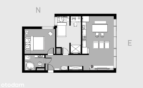 3 pokojowy apartament w centrum Katowic 48,83m z piwnicą, bez prowizji