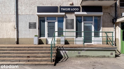 Lokal na parterze w Elblągu.