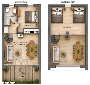 Dom, 121 m², Ciemno