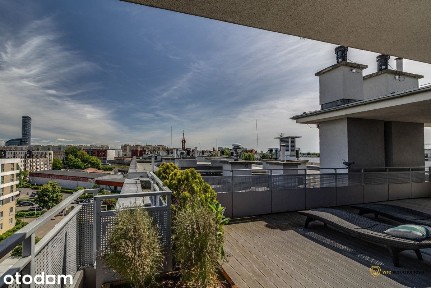 Penthouse z 90 m² tarasem i panoramą Wrocławia