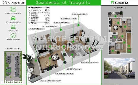 Nowy Apartament Green House Traugutta Sosnowiec