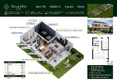 6-pokojowy dom 163m2 + ogródek Bezpośrednio
