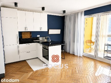 Nowoczesne studio + loggia+ komórka 5m2