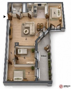 Przedsprzedaż| 4-pok mieszkanie| 78.25 m²| balkon