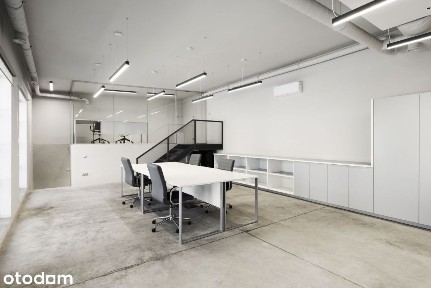 Niezależny budynek biurowy, parterowy, loft