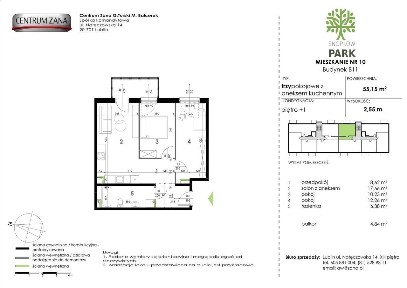 3-pokojowe mieszkanie 55m2 + balkon Bez Prowizji
