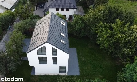 Nowy dom w Otrębusach | indywidualny projekt | ogród | wysoki standard
