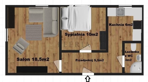 Komfortowe 2- pokojowe na parterze - ul. Topolowa