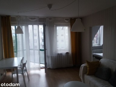 Mieszkanie 2 pokojowe 35 m2 w centrum Wrocławia, balkon, Na Szańcach