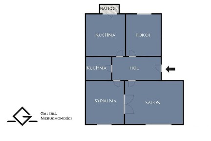 Z widokiem na Halę Targową | Duzy Salon | Garaż