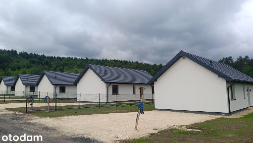 Dom Parterowy 84m2 działka 600m2, instalacja elektryczna antresola