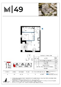 2-pokojowe mieszkanie 42m2 + loggia Bez Prowizji