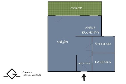 Osiedle Azymut|ogródek|2 pok.|MP w hali