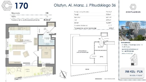 Elegancja, światło i wysokość | 16. piętro | Centaurus