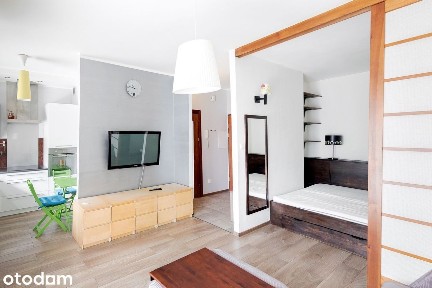 Mieszkanie z oddzielną sypialnią i dużym tarasem 27 m²
