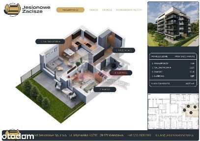 Ozimek Jesionowe Zacisze - mieszkanie 2 pok