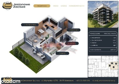 Ozimek Jesionowe Zacisze - mieszkanie 2 pok