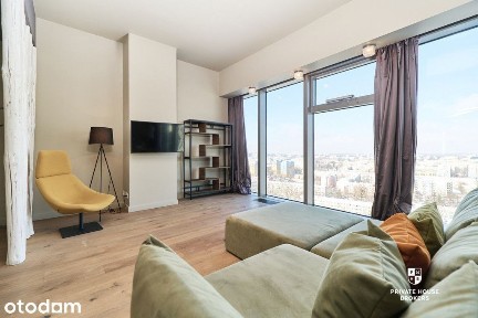 Apartament w żaglu Sky Tower - 107m2, 3 pokoje