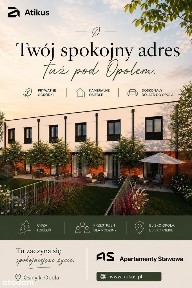 Nowy apartament 75 m² |3 sypialnie |2 łazienki |ogródek|Osiny k. Opola