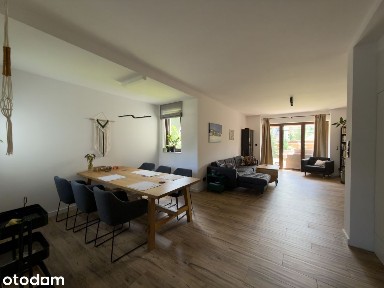 Segment skrajny 136m2 | 450m2 działka, wiata, kominek