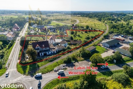 Budynki mieszkalno-produkcyjne, działka 12.949 m2