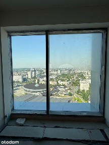 Panoramiczne okno na całą szerokość! 29 piętro CESJA Penthouse