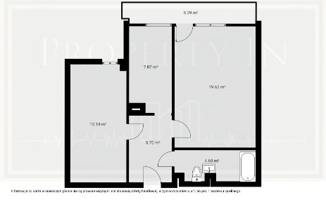 Widok na centrum | 2pok. | balkon | 8 piętro |