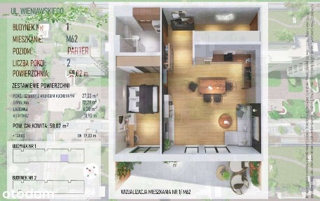 Nowa inwestycja w super cenie! 58 m2 + duży taras