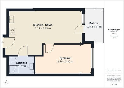 Kołobrzeg Platany | 44,5 m² | 8 piętro z widokiem na Parsętę
