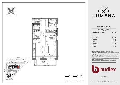 3-pokojowe mieszkanie 53m2 + balkon Bezpośrednio